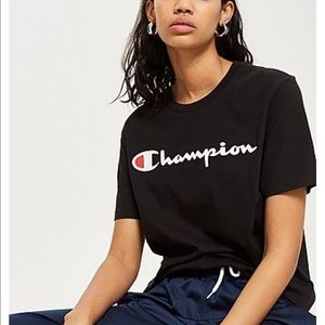 Black Champion T Shirt